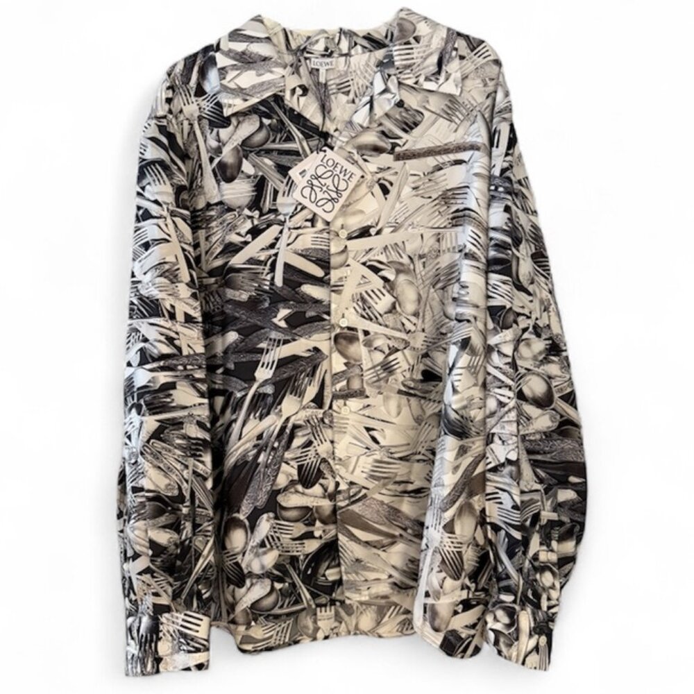 LOEWE Silk Button Down NWT